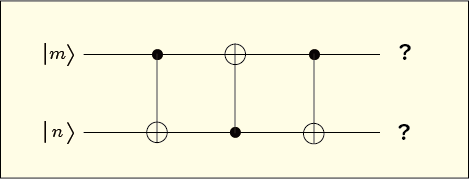 交換ゲートの回路図